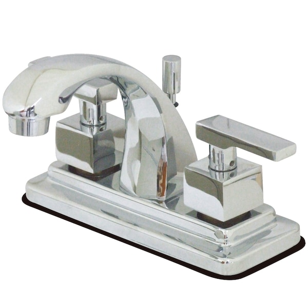 KS4641QLL 4" Centerset Bathroom Faucet, Polished Chrome
